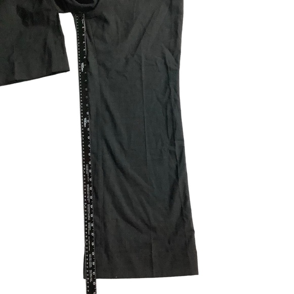 Tory Burch Charcoal Gray Wide-Leg Wool Pants Size 14 - Picture 5 of 10